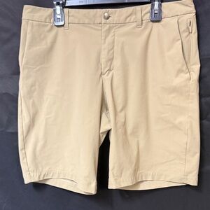 Lululemon Athletica Beige Men's Flat Front Shorts